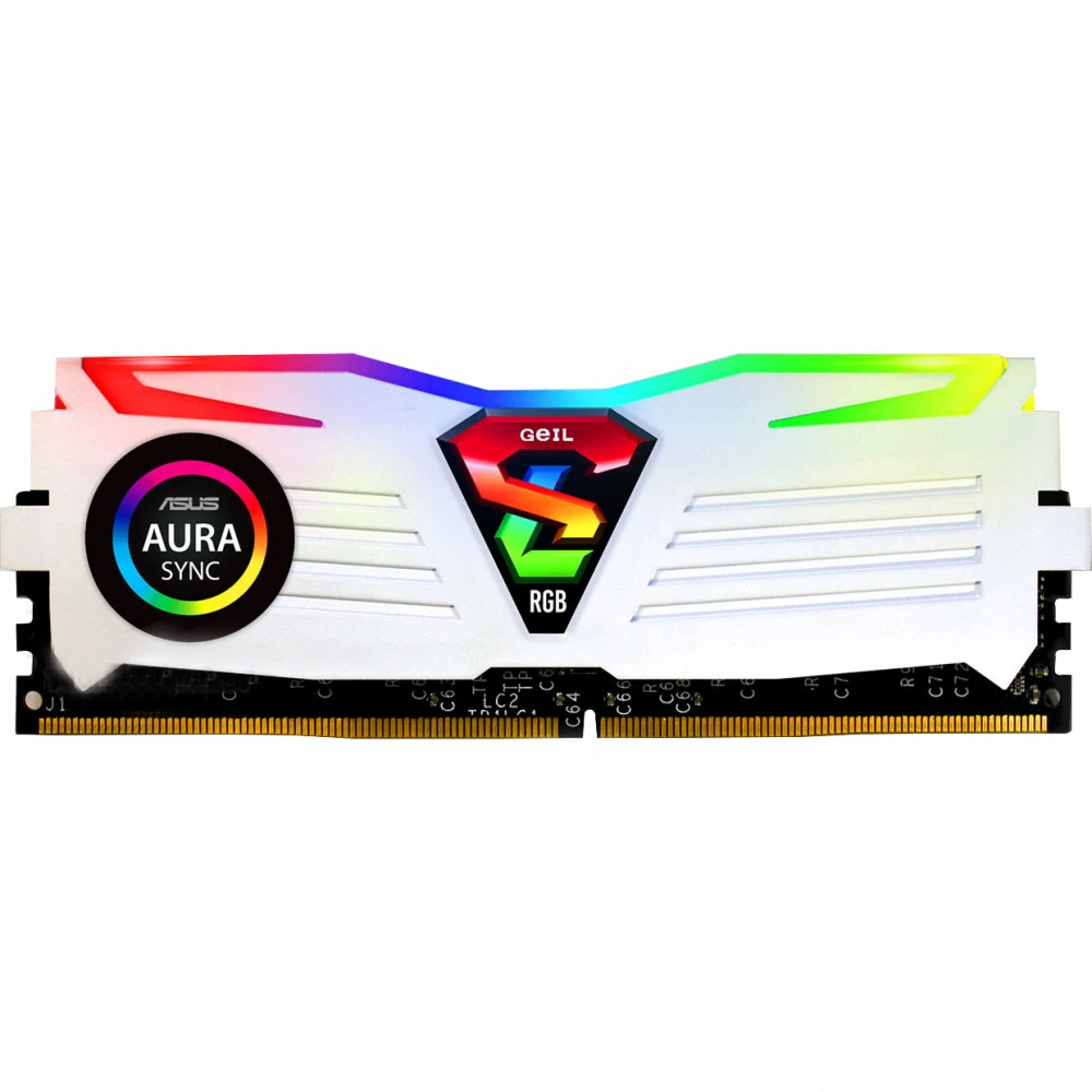 ОЗУ Geil SUPER LUCE RGB SYN SERIES GLWS416GB2400C17DC DIMM, DDR4, 16 Гб (2 х 8 Гб), 2400 МГц