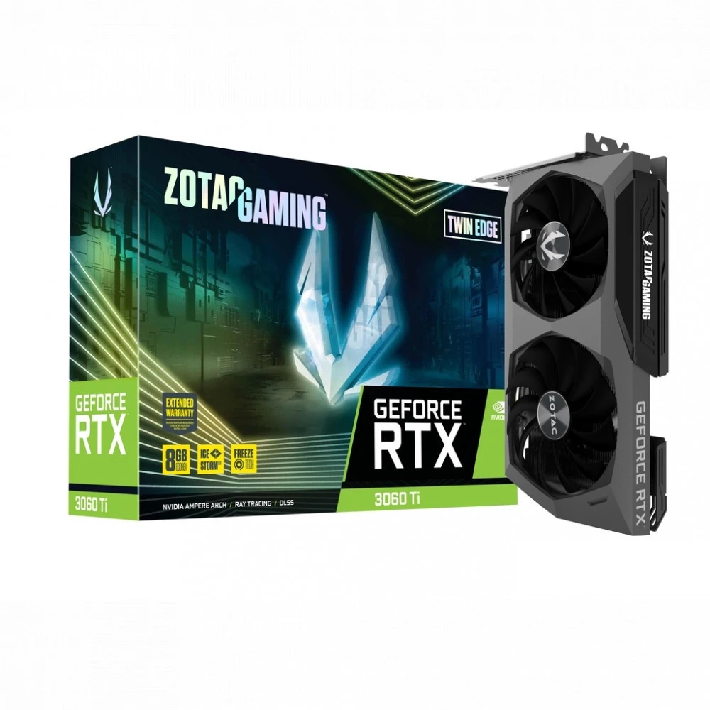 Видеокарта Zotac GAMING GeForce RTX 3060 Ti GDDR6X Twin Edge ZT-A30620E-10P 8 ГБ