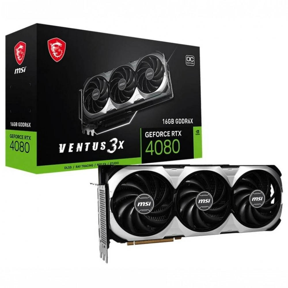 Видеокарта MSI GeForce RTX4080 RTX 4080 16GB VENTUS 3X 16 ГБ
