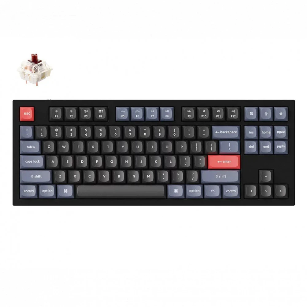 Клавиатура Keychron TKL Brown Switch RGB Hot-Swap Aluminum Frame Optical Wireless K8Q3_Keychron Беспроводная