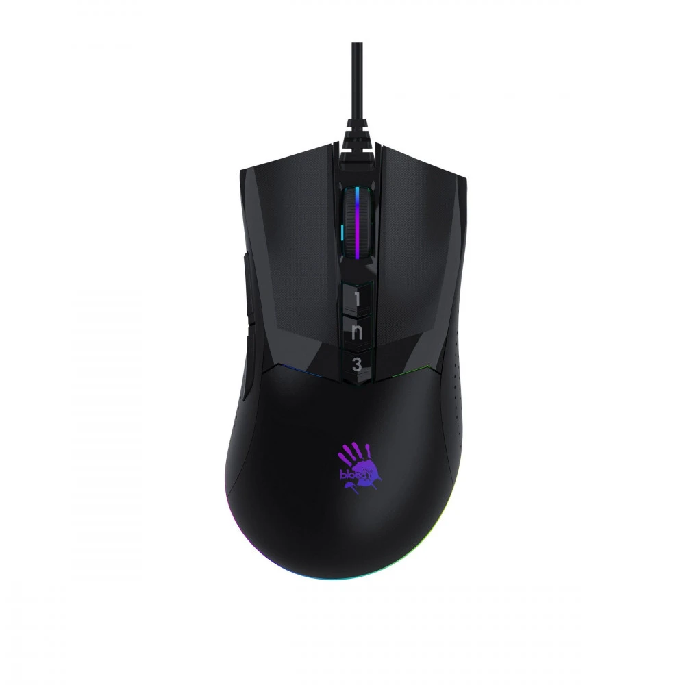 Мышь A4Tech W90 MAX/STONE BLACK ACTIVATED