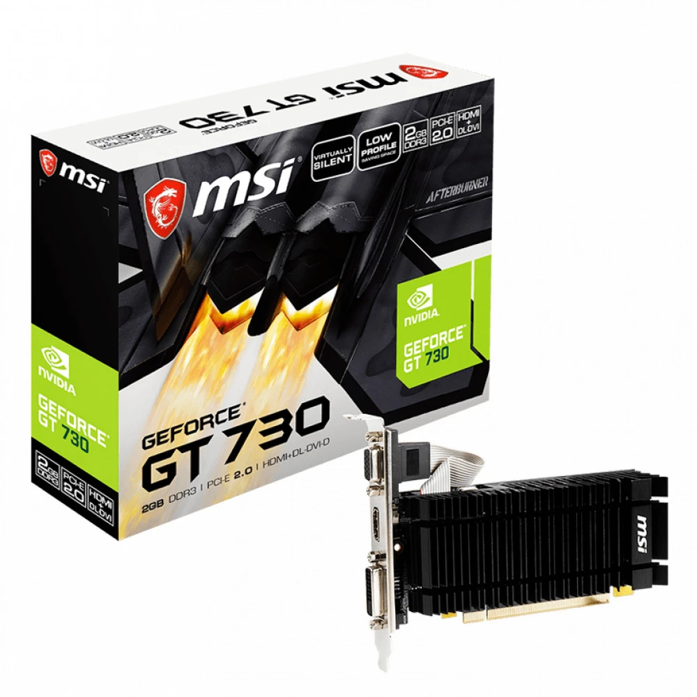 Видеокарта MSI GT 730 N730K-2GD3H/LPV1 2 ГБ