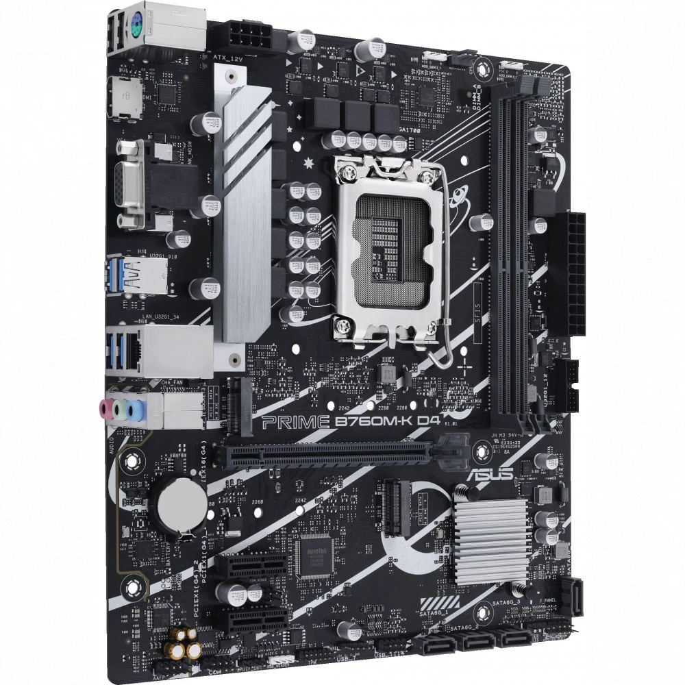 Материнская плата Asus PRIME B760M-K D4 Micro-ATX, LGA 1700