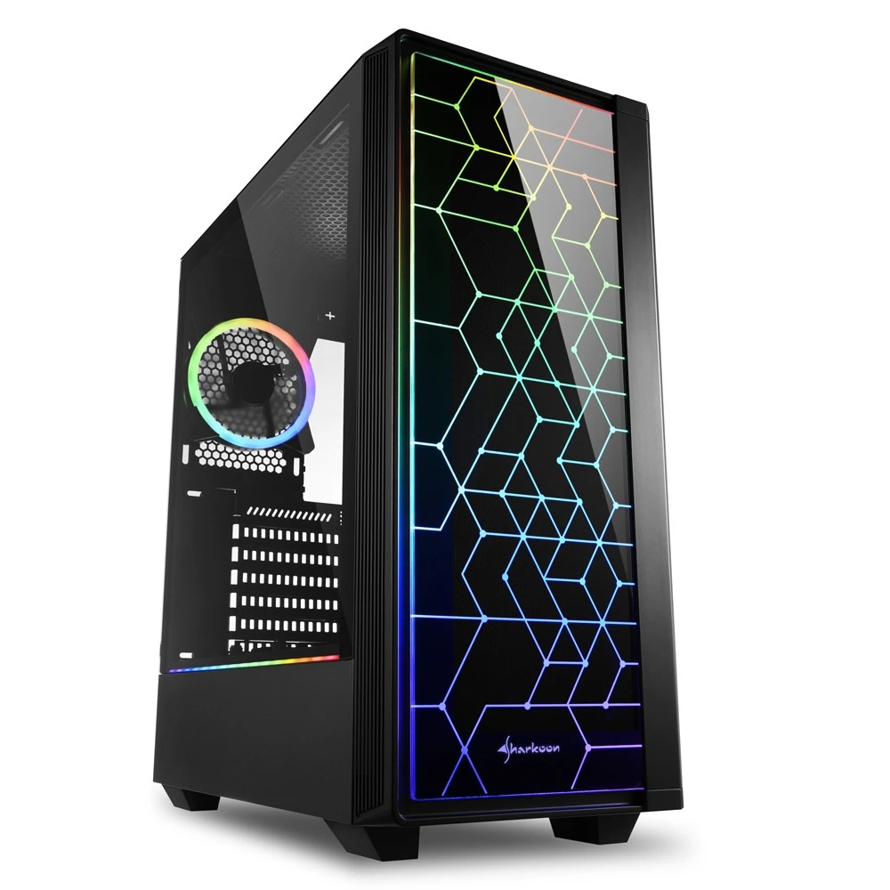 Корпус Sharkoon RGB LIT100 Mid-Tower