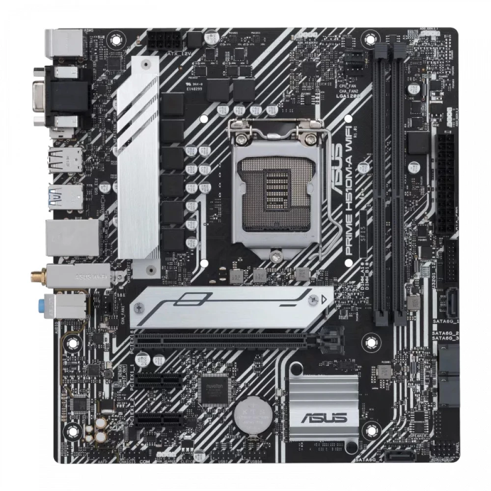 Материнская плата Asus Prime H510M-A Wi-Fi 90MB17D0-M0EAY0 Micro-ATX, LGA 1200