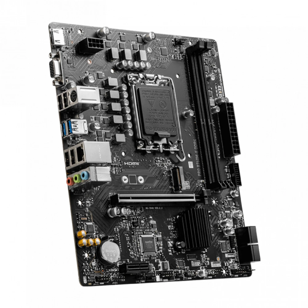 Материнская плата MSI PRO B760M-E DDR4 Micro-ATX, LGA 1700