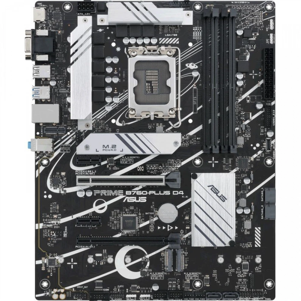 Материнская плата Asus Prime B760-Plus D4 90MB1CW0-M0EAY0 ATX, LGA 1700