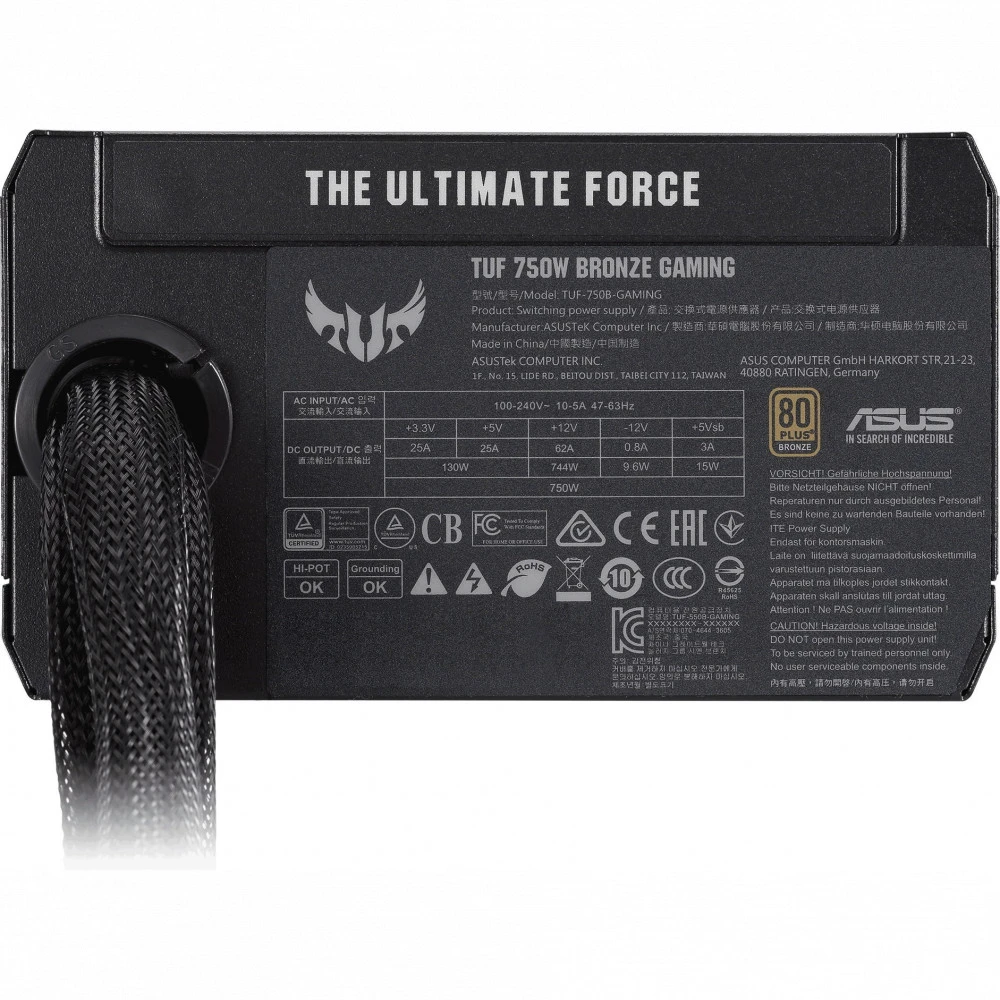 Блок питания Asus TUF-GAMING-750B 750 Вт