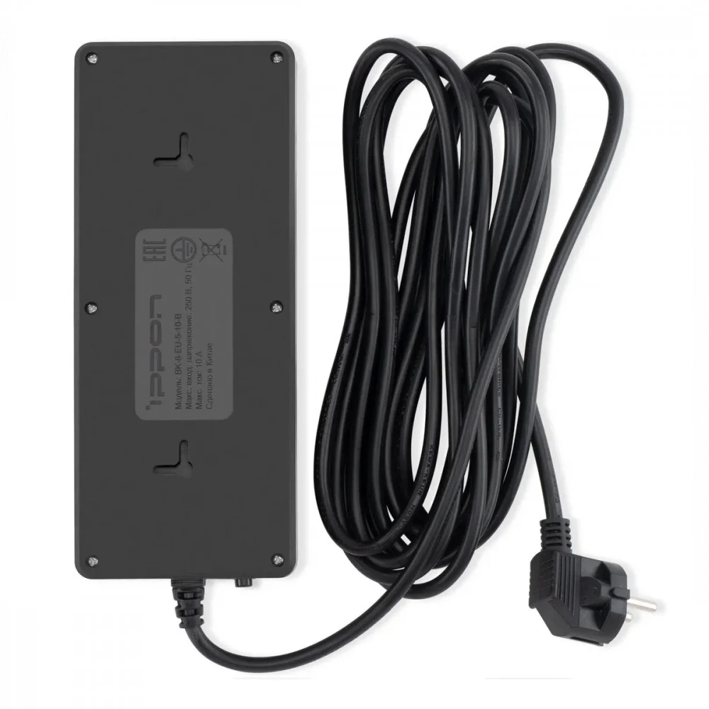 Сетевой фильтр IPPON BK-8-EU-5-10-B iBK-8-EU-5-10-B
