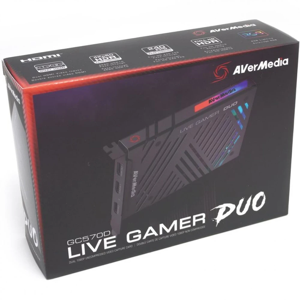 Аксессуар для ПК и Ноутбука AverMedia Плата видеозахвата Live Gamer Duo GC570D