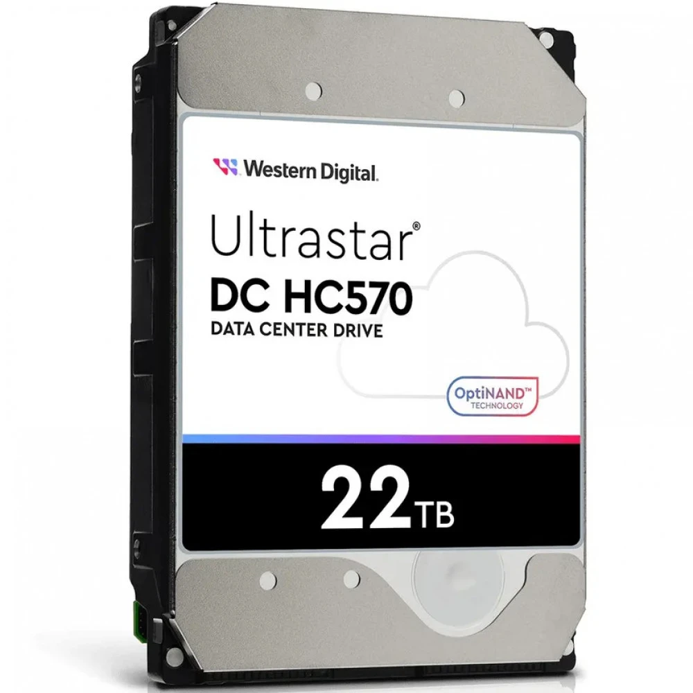 Серверный жесткий диск Western Digital Ultrastar DC HC570 WUH722222ALE6L4 HDD, 3,5 LFF, 22 ТБ, SATA