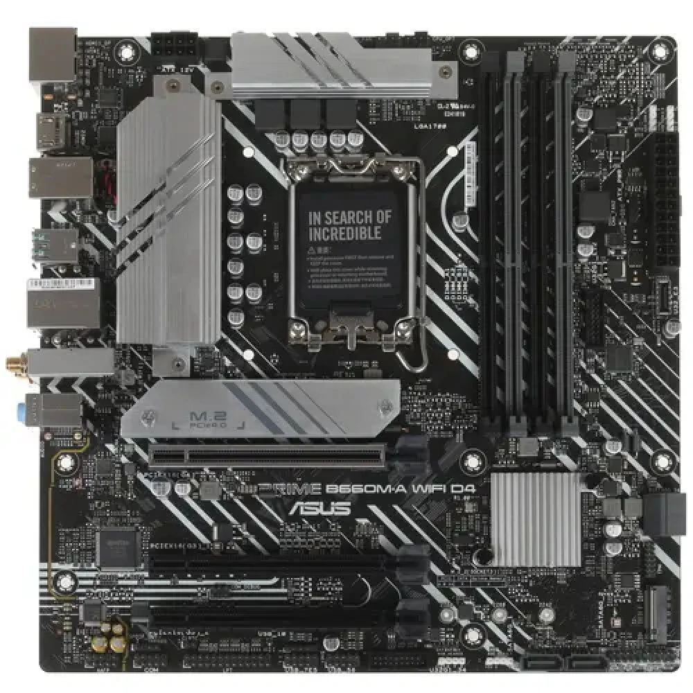 Материнская плата Asus PRIME B660M-A WIFI D4 90MB1AE0-M1EAY0 Micro-ATX, LGA 1700