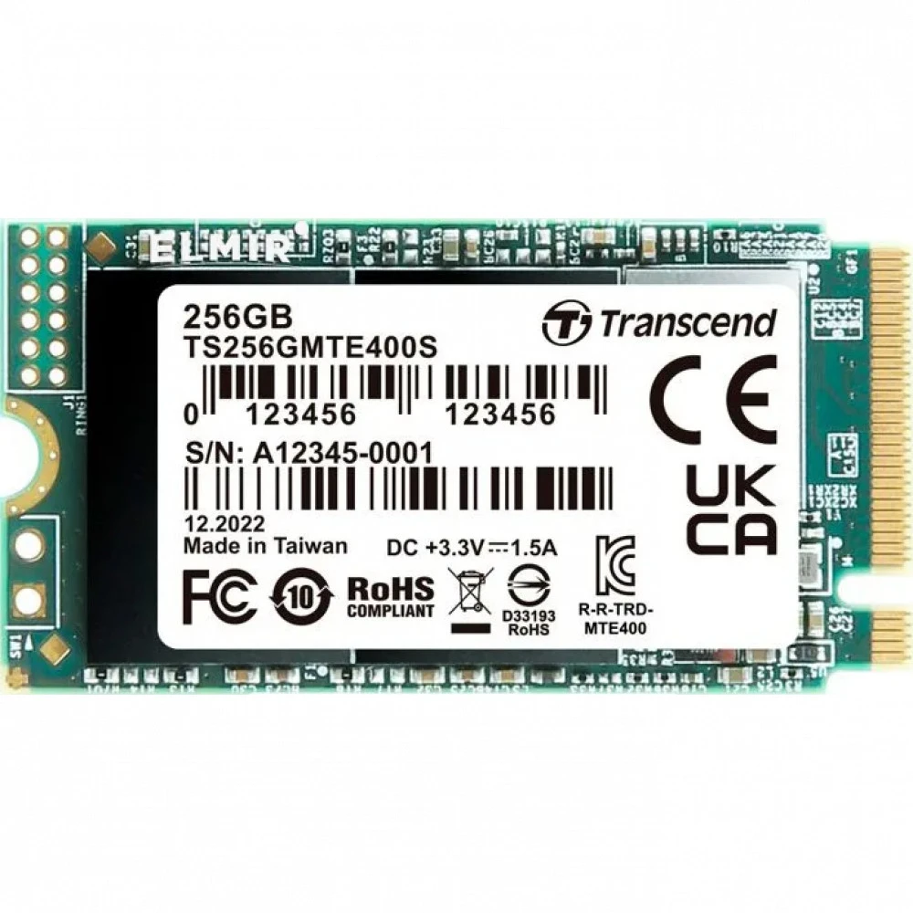 Жесткий диск Transcend MTE400S TS256GMTE400S SSD (твердотельные), 256 ГБ, M.2