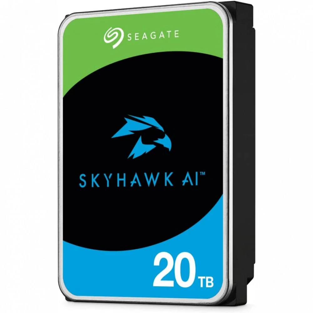 Жесткий диск Seagate SkyHawk AI 20 ТБ ST20000VE002 HDD (классические), 20 ТБ, 3.5 дюйма, SATA