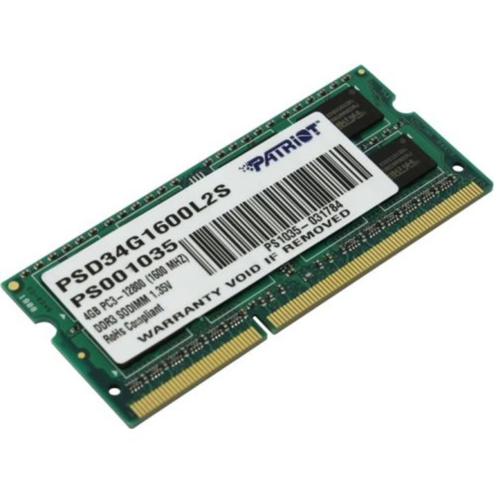 ОЗУ Samsung SO-DIMM DDR3 4Gb (pc-12800) PSD34G1600L2S SO-DIMM, DDR3, 4 Гб, 1600 МГц