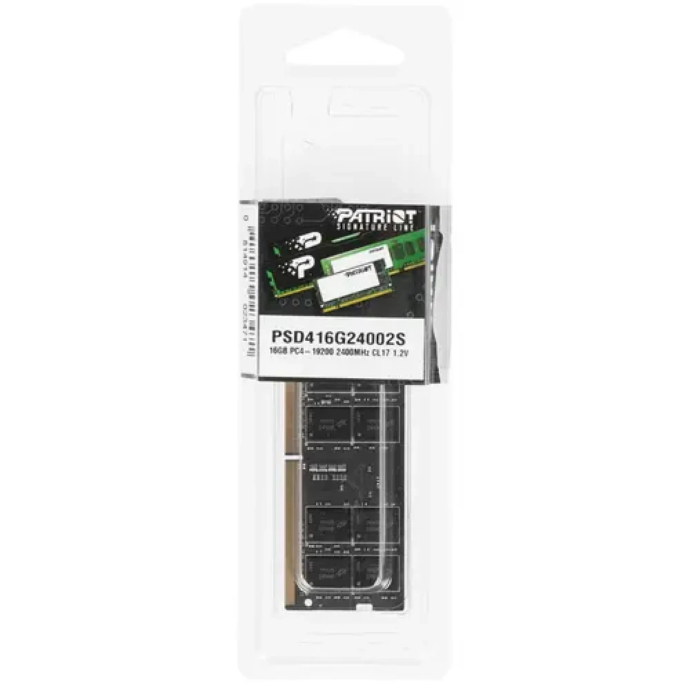 ОЗУ Patriot Signature PSD416G24002S SO-DIMM, DDR4, 16 Гб, 2400 МГц
