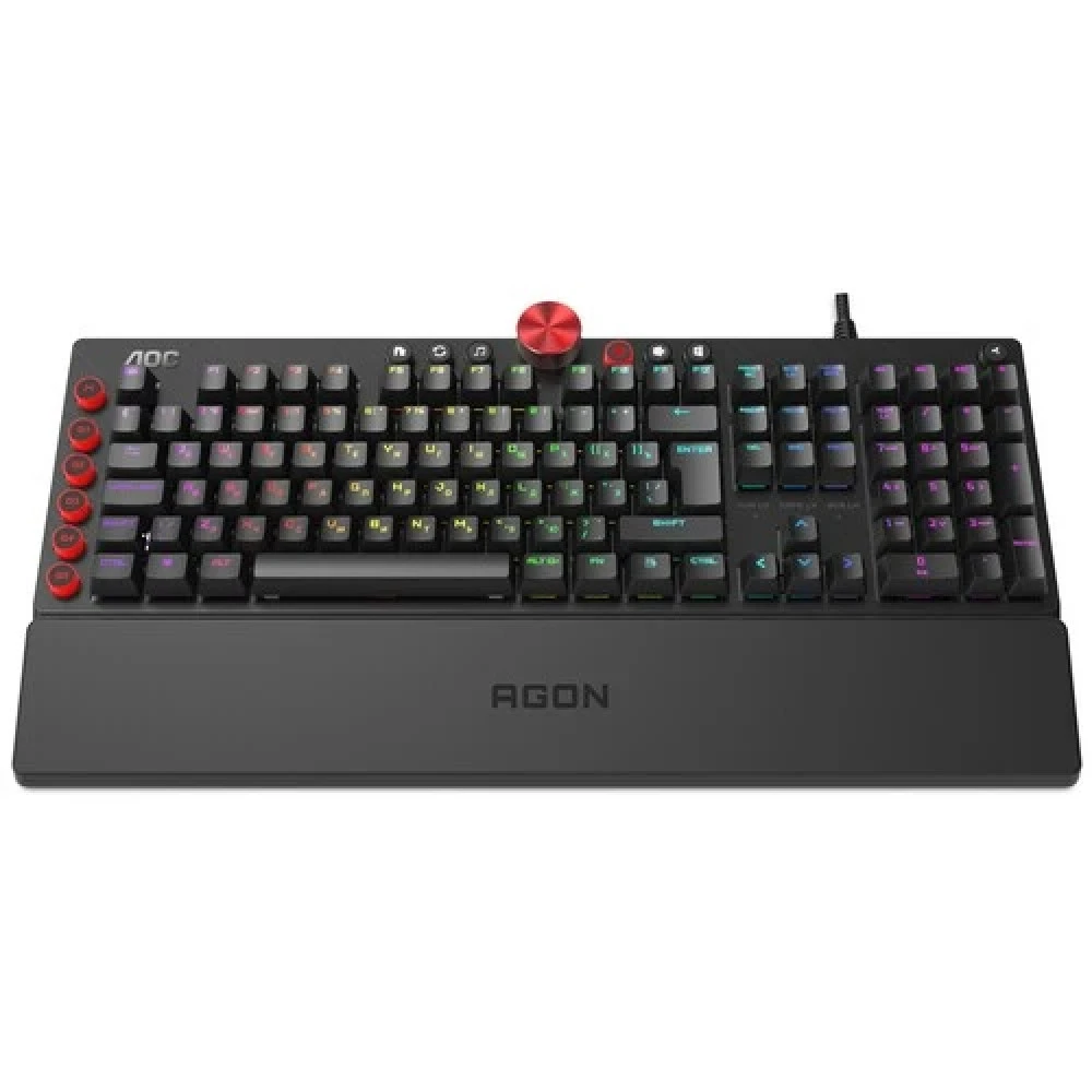 Клавиатура AOC AGK700 AGK700DR2R Проводная, USB