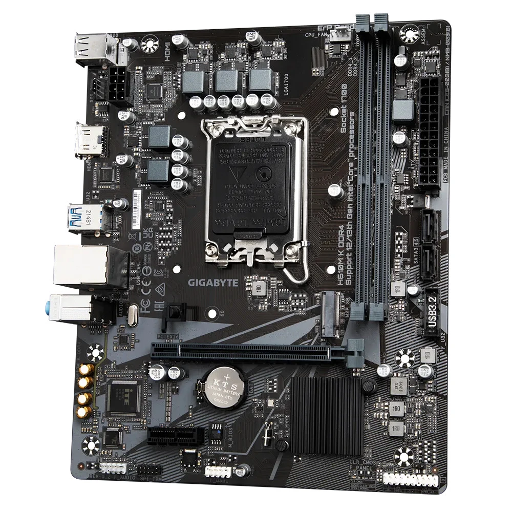 Материнская плата Gigabyte H610M K DDR4 GA-H610M-K-DDR4 Micro-ATX, LGA 1700