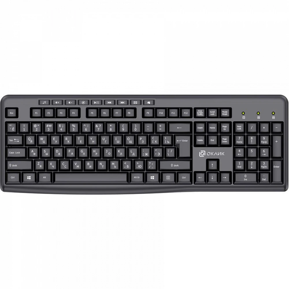 Клавиатура Oklick K225W 1875232 Беспроводная, Bluetooth