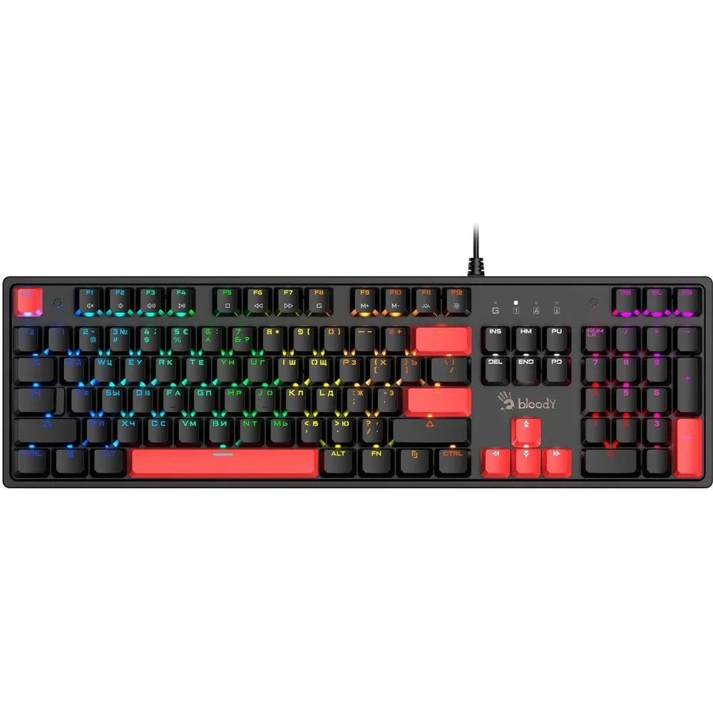 Клавиатура Bloody S510R-Brown Проводная, USB