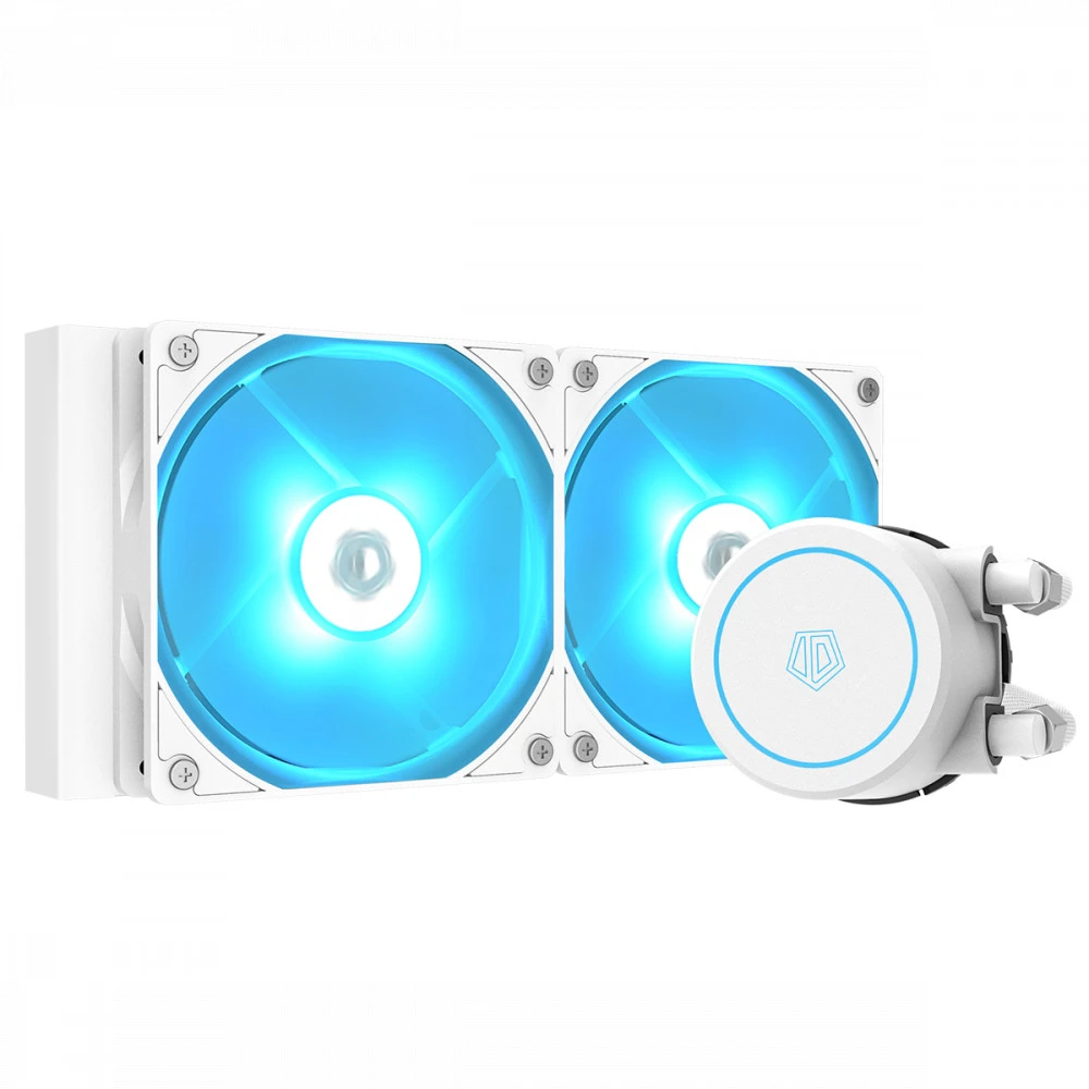 Система охлаждения ID-Cooling Auraflow X 240 Evo ID-CPU-AURAFLOW-X-240-EVO-SNOW Для процессора