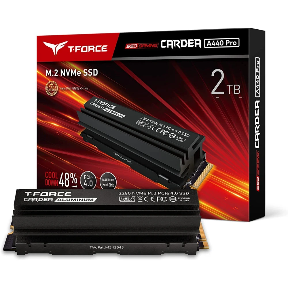 Жесткий диск Team Group CARDEA A440 PRO TM8FPR002T0C128 SSD (твердотельные), 2 ТБ, M.2, PCIe