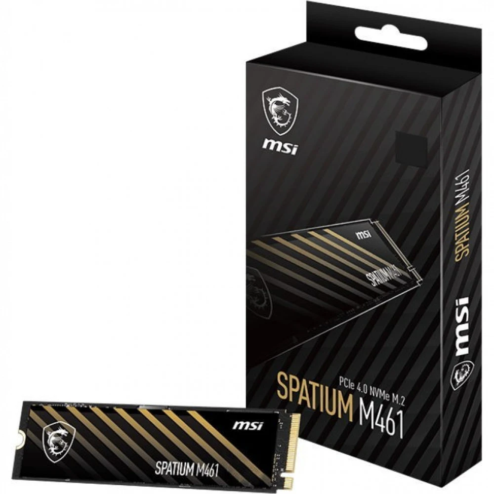 Жесткий диск MSI SPATIUM M461 PCIe 4.0 NVMe M.2 SPATIUM M461 PCIe 4.0 NVMe M.2 2TB SSD (твердотельные), 2 ТБ, M.2
