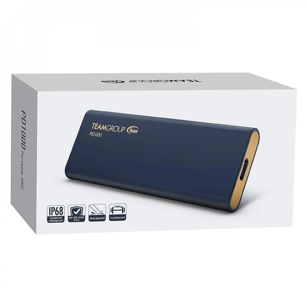 Внешние накопители Team Group PD1000 T8FED6002T0C108 2 ТБ, Разъём USB Type-C