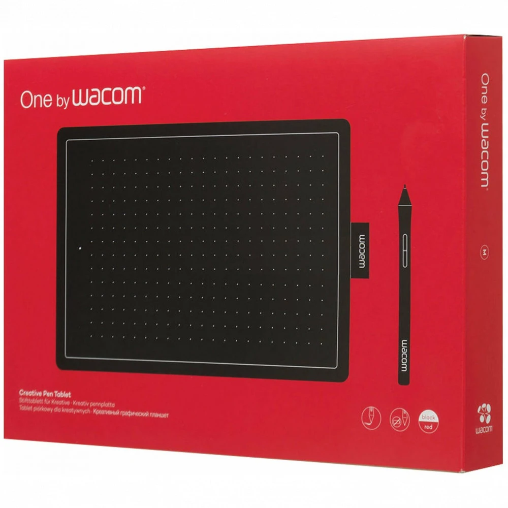 Графический планшет Wacom One Medium CTL-672-S/N 2540, 2048, 216 х 135 мм