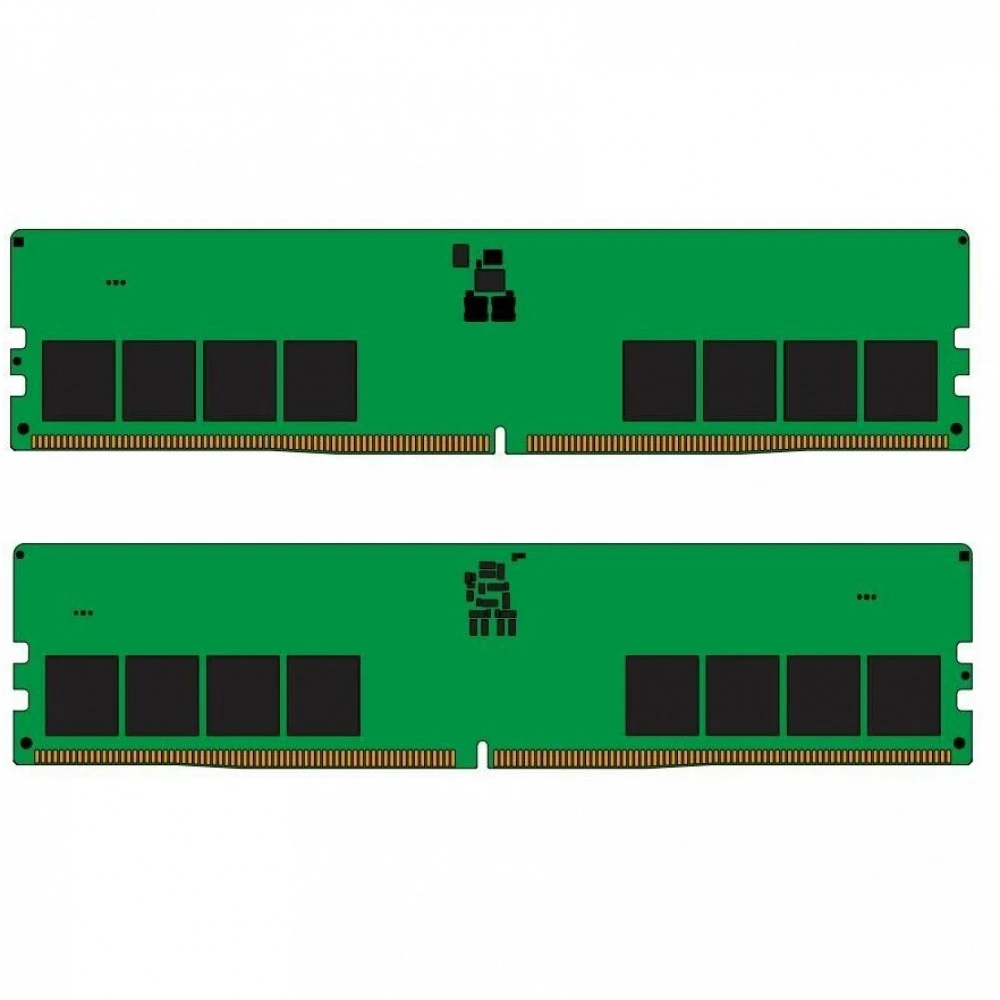 ОЗУ Kingston 64GB DDR5 5200 KVR52U42BD8K2-64 DIMM, DDR5, 32 Гб (2 х 16 Гб), 5200 МГц