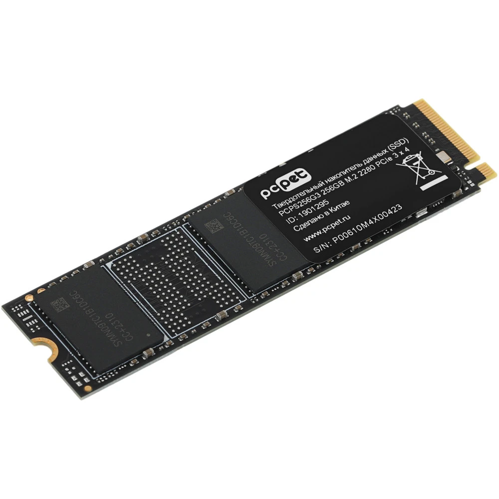 Жесткий диск PC Pet PCPS256G3 SSD (твердотельные), 256 ГБ, M.2, PCIe