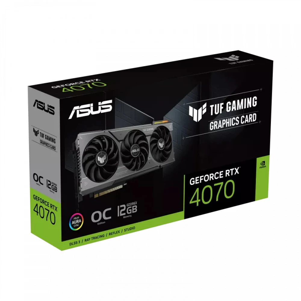Видеокарта Asus NVidia TUF Gaming GeForce RTX 4070 TUF-RTX4070-O12G-GAMING 12 ГБ