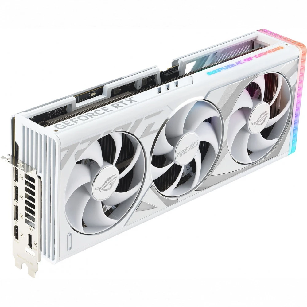 Видеокарта Asus ROG Strix RTX 4080 16GB GDDR6X White OC Edition ROG-STRIX-RTX4080-O16G-WHITE 16 ГБ