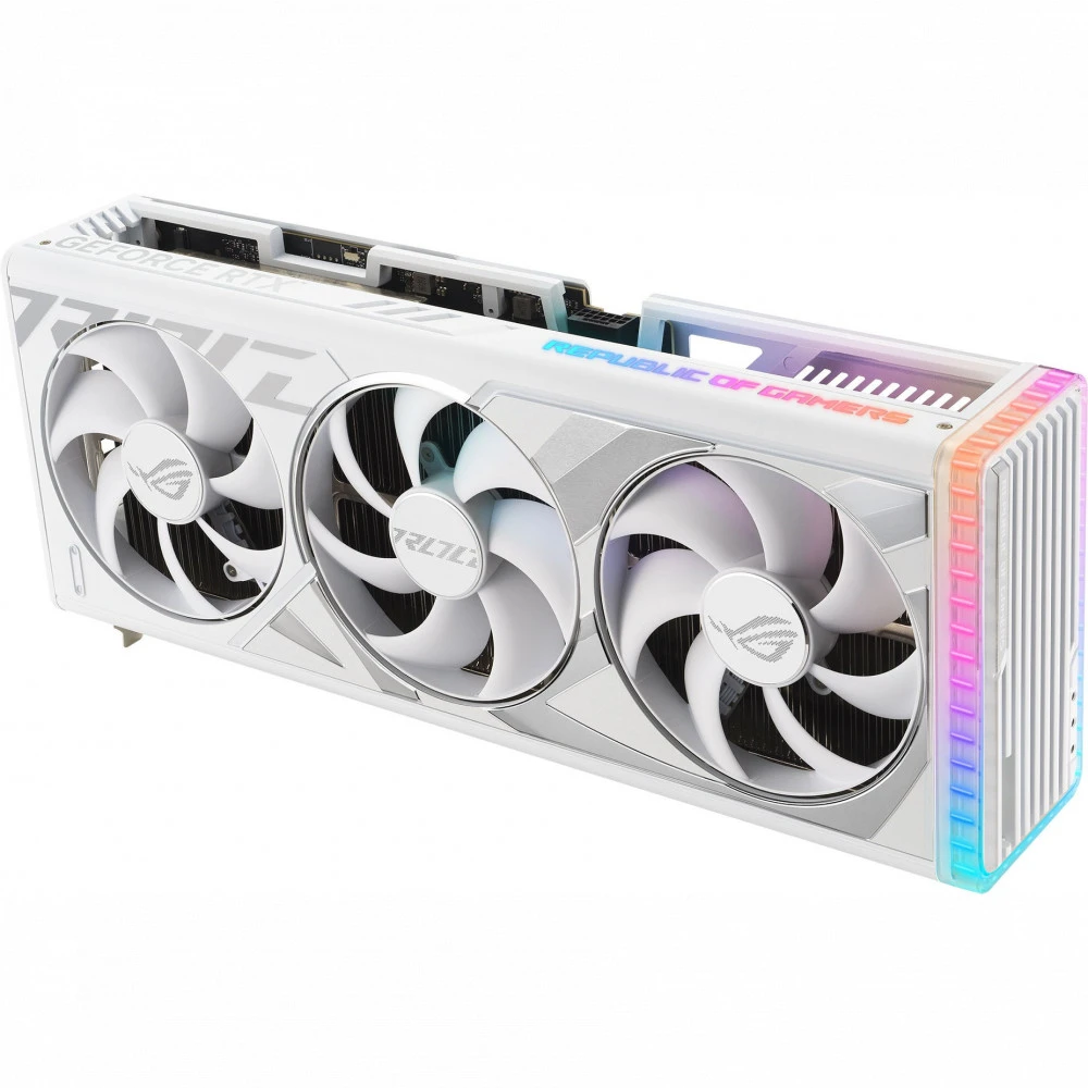 Видеокарта Asus ROG Strix RTX 4080 16GB GDDR6X White OC Edition ROG-STRIX-RTX4080-O16G-WHITE 16 ГБ
