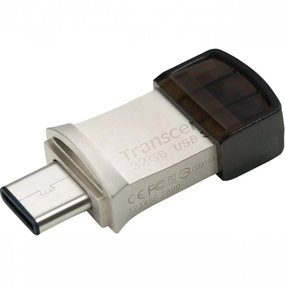 USB флешка (Flash) Transcend JetFlash 890 Silver TS32GJF890S 32 ГБ