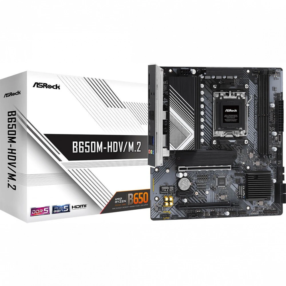 Материнская плата ASRock B650M-HDV/M.2 Micro-ATX, AMD AM5