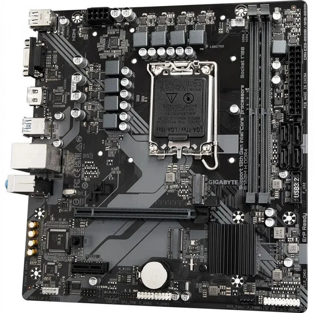 Материнская плата Gigabyte B760M H DDR4 Micro-ATX, LGA 1700