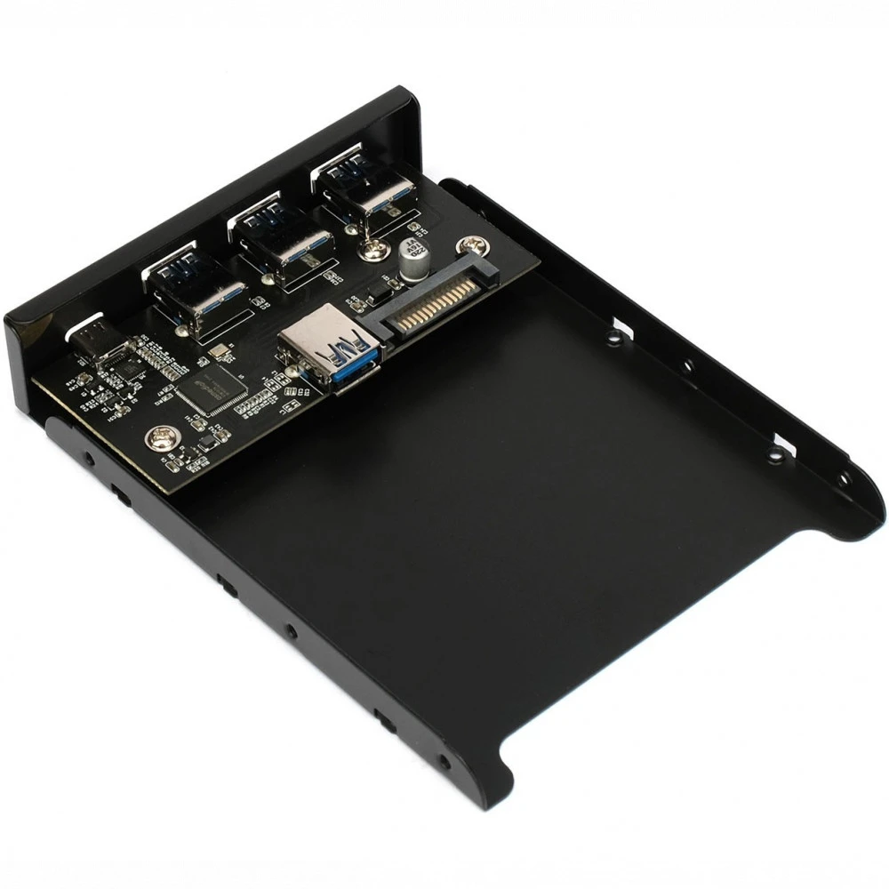 Аксессуар для ПК и Ноутбука Gembird Планка на переднюю панель 3,5" FP3.5-USB3-3A1C