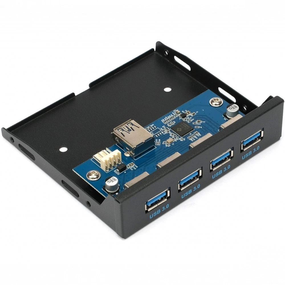 Аксессуар для ПК и Ноутбука Gembird Планка на переднюю панель 3,5" FP3.5-USB3-4A