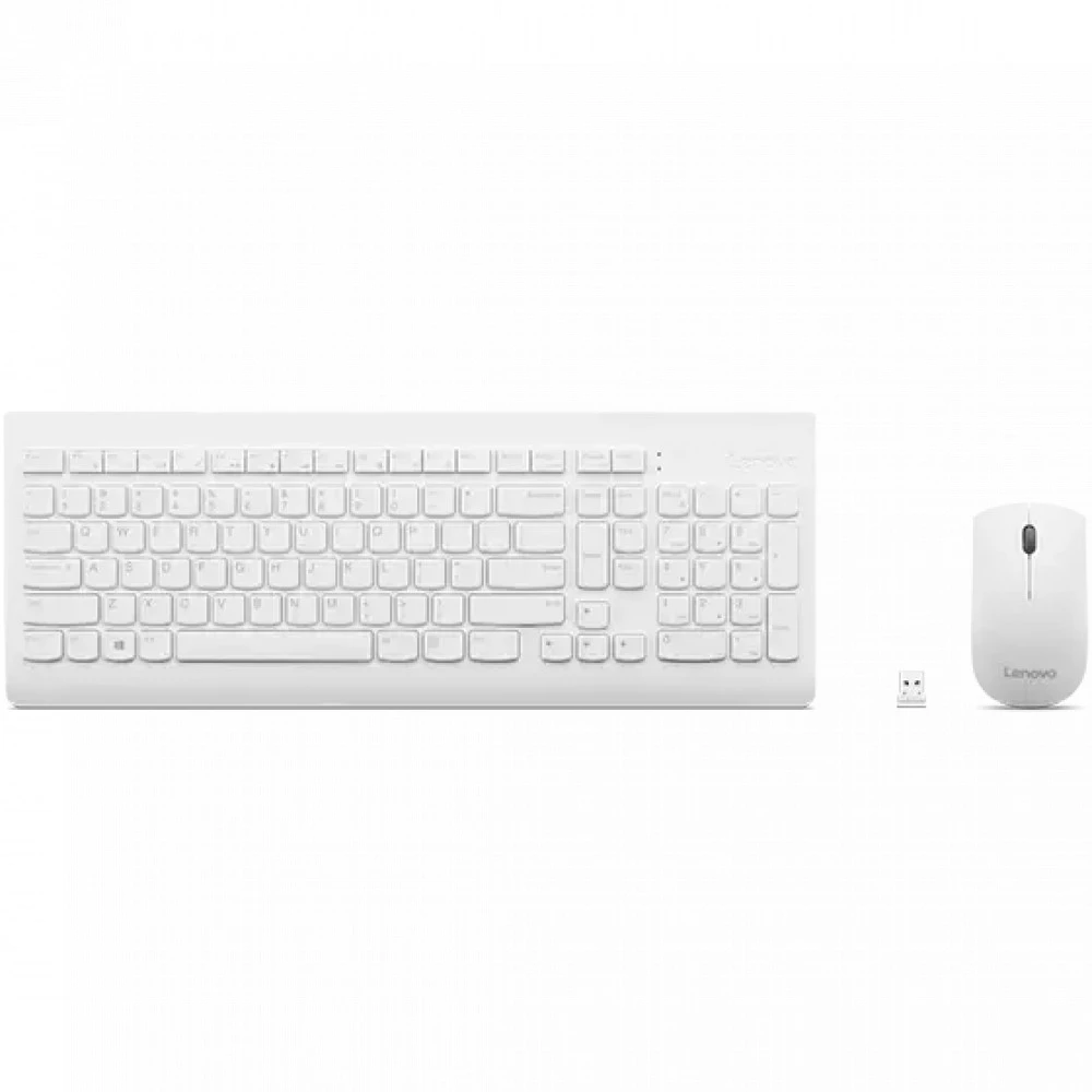 Клавиатура + мышь Lenovo 510 Wireless Combo Keyboard & Mouse White GX31F38001