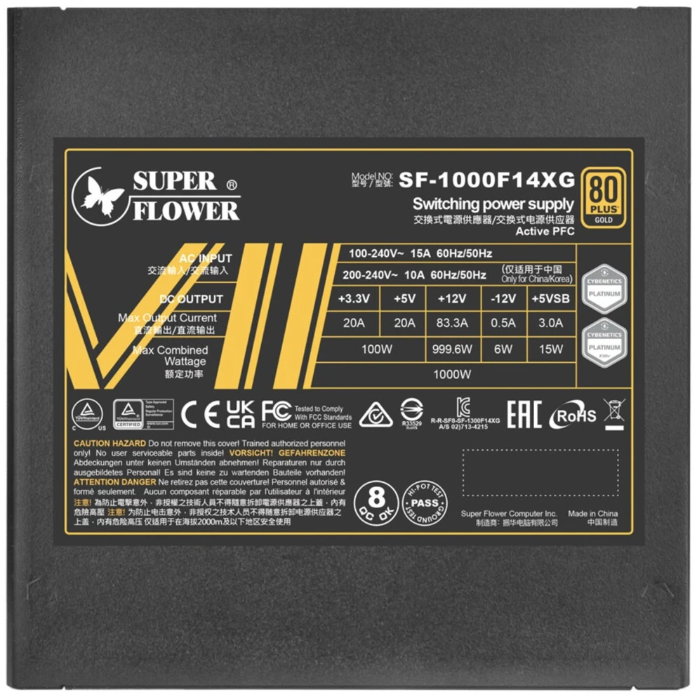 Блок питания Super Flower Leadex VII Gold SF-1000F14XG 1000 Вт