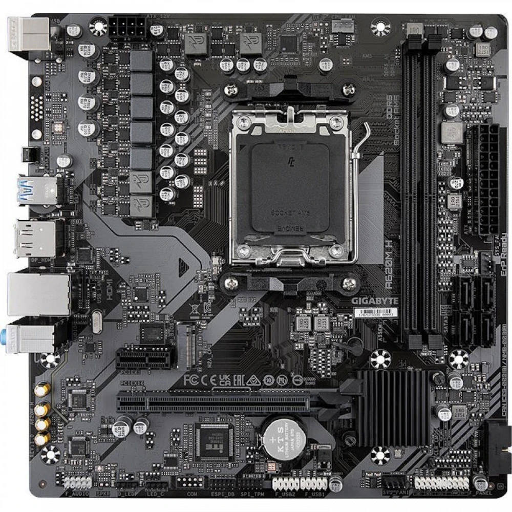 Материнская плата Gigabyte A620M H Micro-ATX, AMD AM5