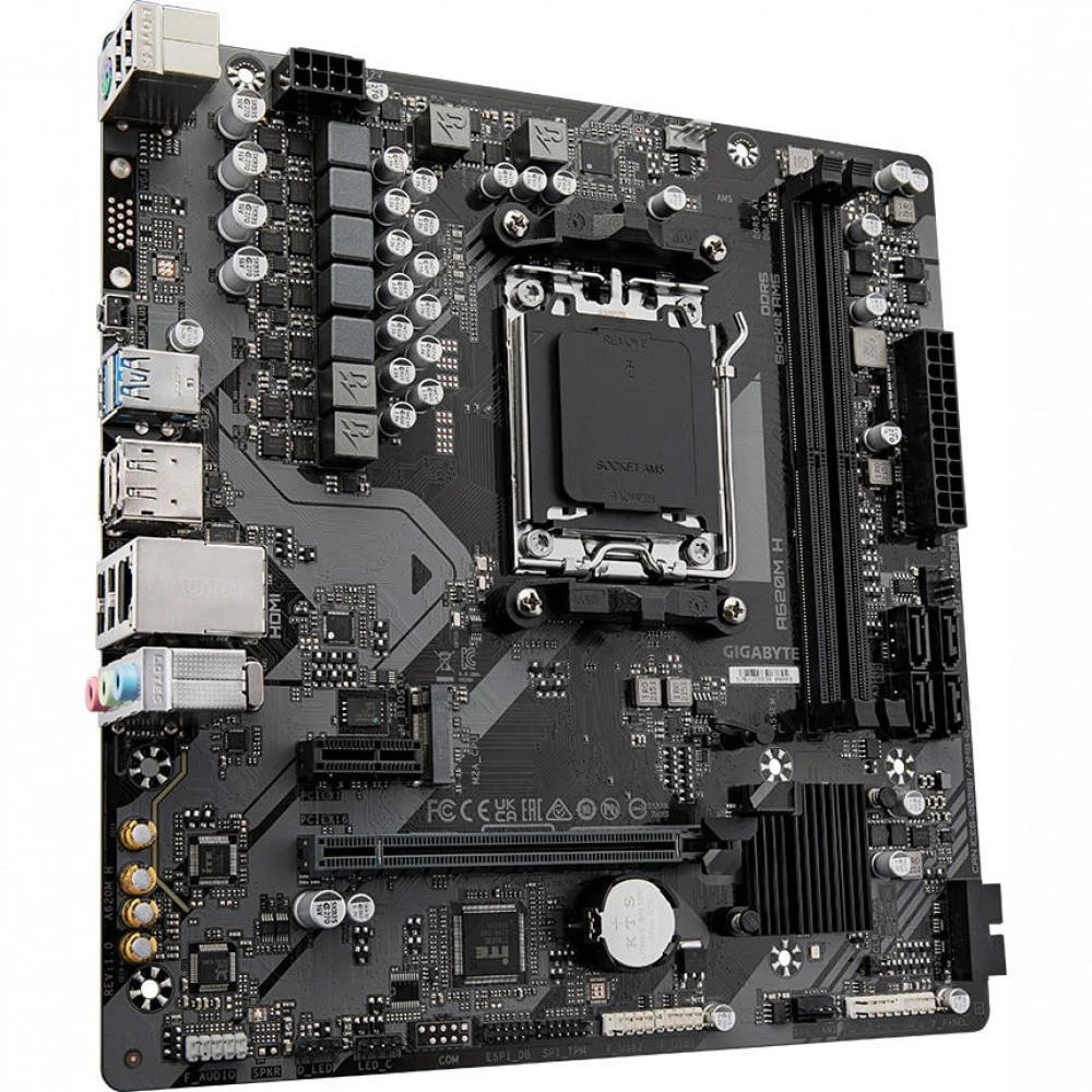 Материнская плата Gigabyte A620M H Micro-ATX, AMD AM5