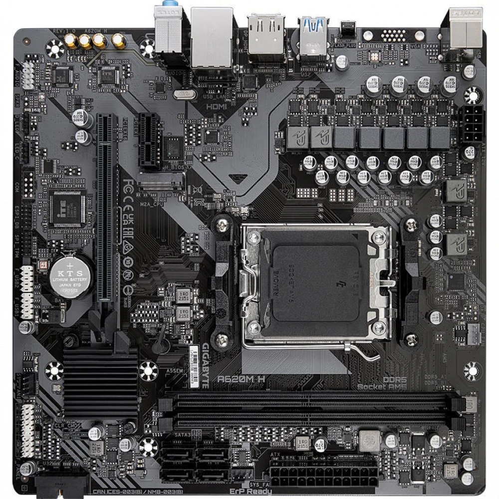 Материнская плата Gigabyte A620M H Micro-ATX, AMD AM5
