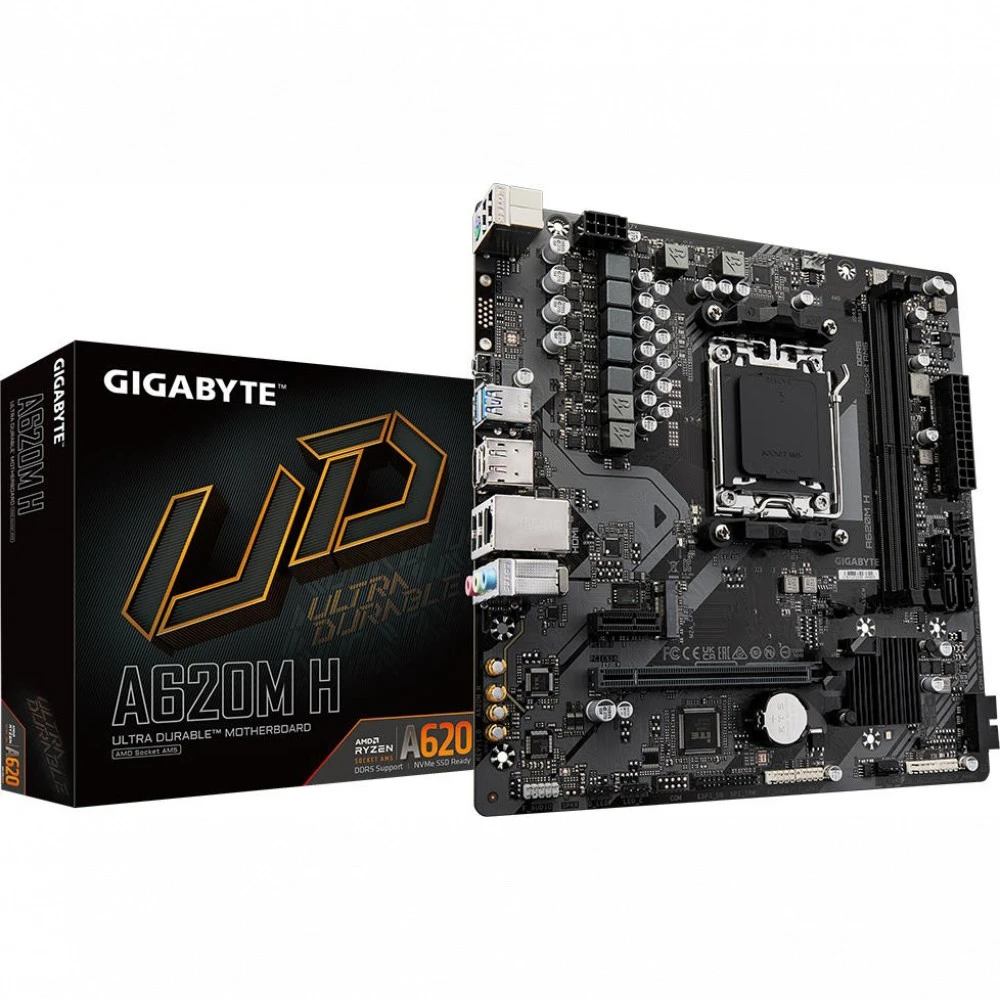 Материнская плата Gigabyte A620M H Micro-ATX, AMD AM5