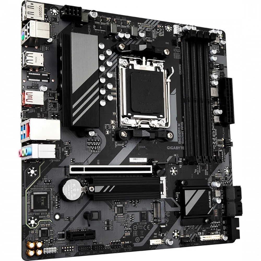 Материнская плата Gigabyte B650M K Micro-ATX, AMD AM5