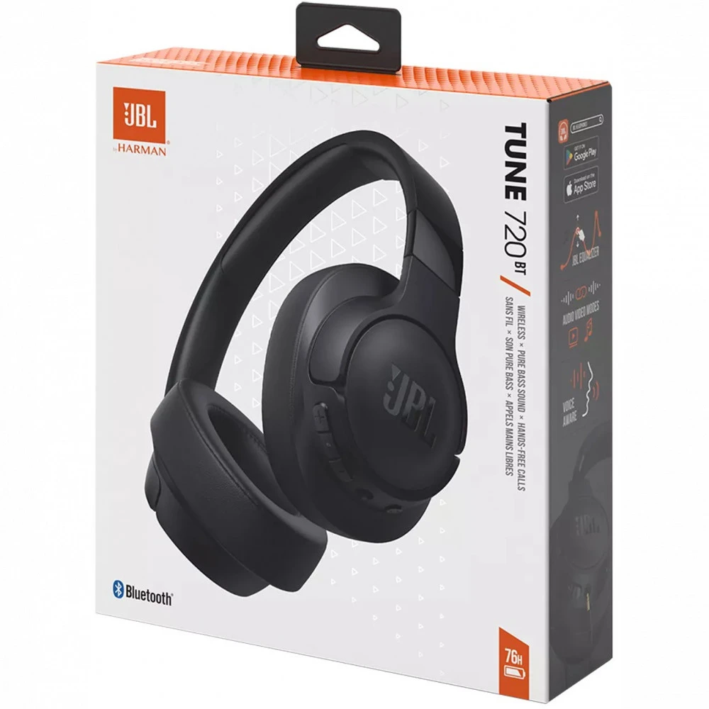 Наушники JBL Tune 720BT Black JBLT720BTBLK