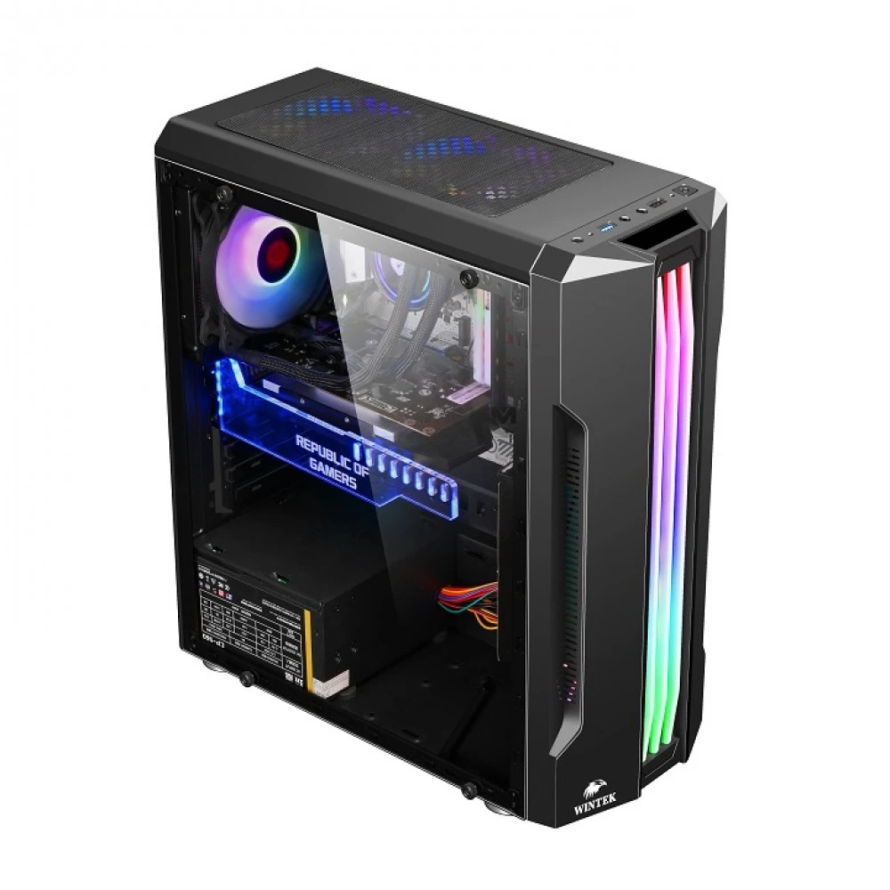 Корпус Wintek FLAME D525-B TG Mid-Tower