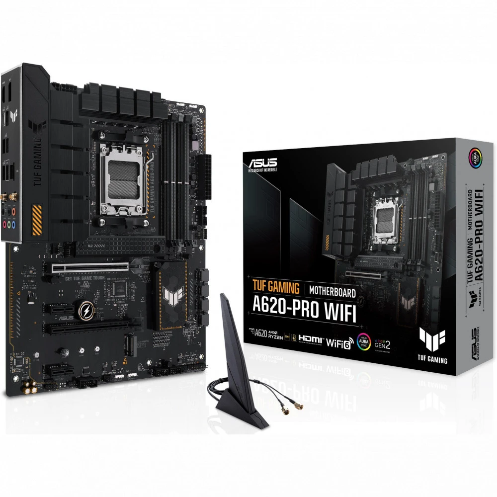 Материнская плата Asus TUF GAMING A620-PRO WIFI ATX, AMD AM5