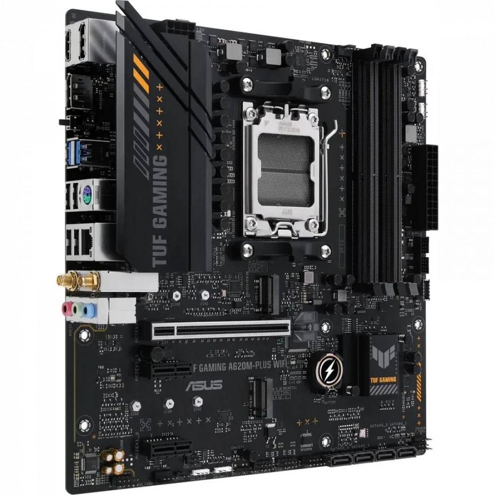 Материнская плата Asus TUF GAMING A620M-PLUS WIFI Micro-ATX, AMD AM5